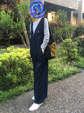akiさんの「デニムジャンプスーツ」を使ったコーディネート
