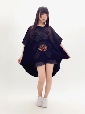 相沢梨紗さん(レディース・159cm)の夏コーディネート