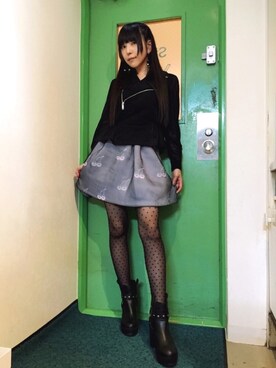 「CHRISTIAN DADA（クリスチャンダダ）のアイテム」を使った、相沢梨紗さん（レディース・159cm）の秋コーディネート