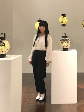 「Jeffrey Campbell（ジェフリーキャンベル）のアイテム（その他シューズ）」を使った、相沢梨紗さん（レディース・159cm）の冬コーディネート