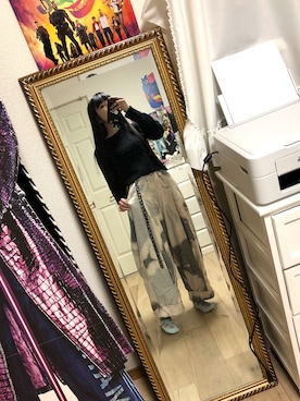「MIKIO SAKABE（ミキオ サカベ）のアイテム」を使った、相沢梨紗さん（レディース・159cm）の冬コーディネート