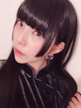 「Casselini（キャセリーニ）のアイテム（アクセサリー）」を使った、相沢梨紗さん（レディース・159cm）の春コーディネート