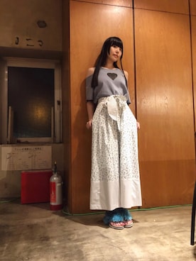 相沢梨紗さん（レディース・159cm）の夏コーディネート