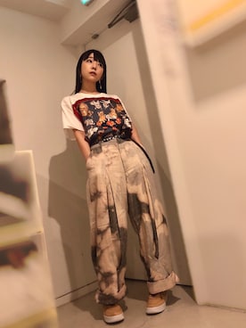 「MIKIO SAKABE（ミキオ サカベ）のアイテム」を使った、相沢梨紗さん（レディース・159cm）の秋コーディネート