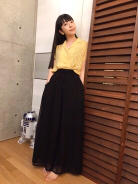 相沢梨紗さん(レディース・159cm)の秋コーディネート