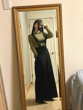 「malamute（マラミュート）のアイテム」を使った、相沢梨紗さん（レディース・159cm）の秋コーディネート