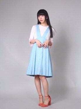 「MEMUSE」｜相沢梨紗さん（レディース・159cm）の秋コーディネート