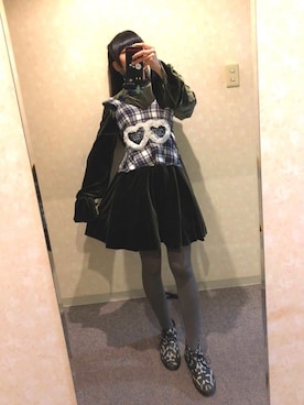 相沢梨紗さん（レディース・159cm）の冬コーディネート