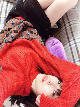 「REDYAZEL（レディアゼル）のアイテム」を使った、相沢梨紗さん（レディース・159cm）の春コーディネート