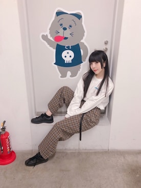 「MIKIO SAKABE（ミキオ サカベ）のアイテム」を使った、相沢梨紗さん（レディース・159cm）の春コーディネート