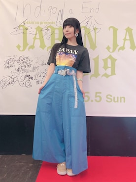 「MYne（マイン）のアイテム」を使った、相沢梨紗さん（レディース・159cm）の春コーディネート