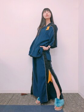 相沢梨紗さん（レディース・160cm）の夏コーディネート