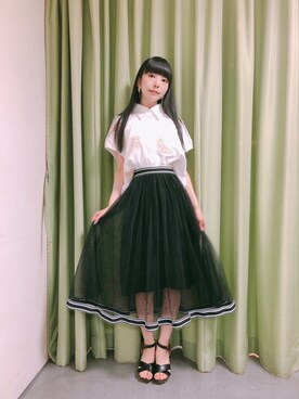 「N.（N. Natural Beauty Basic）（エヌエヌナチュラルビューティーベーシック）のアイテム」を使った、相沢梨紗さん（レディース・159cm）の夏コーディネート