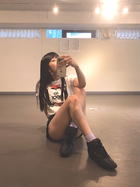 相沢梨紗さん（レディース・159cm）の夏コーディネート