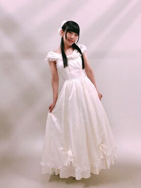 「Grimoire（グリモワール）のアイテム（ワンピース/ドレス）」を使った、相沢梨紗さん（レディース・159cm）の夏コーディネート