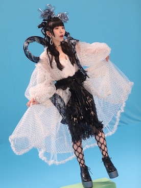 「でんぱ組.inc」｜相沢梨紗さん（レディース・159cm）の秋コーディネート