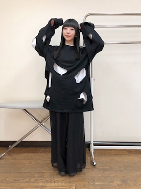 相沢梨紗さん(レディース・159cm)の冬コーディネート