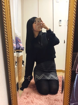 「DAMMY（ダミー）のアイテム」を使った、相沢梨紗さん（レディース・159cm）の春コーディネート