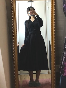 相沢梨紗さん（レディース・159cm）の春コーディネート