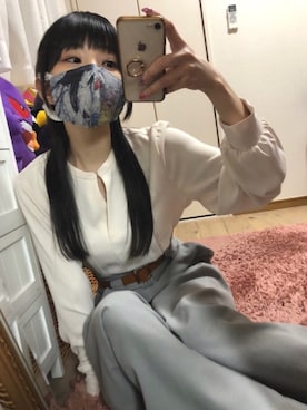 「LA BELLE ETUDE（ラベルエチュード）のアイテム（ワンピース/ドレス）」を使った、相沢梨紗さん（レディース・159cm）の春コーディネート