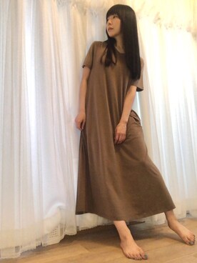 相沢梨紗さん（レディース・159cm）の春コーディネート