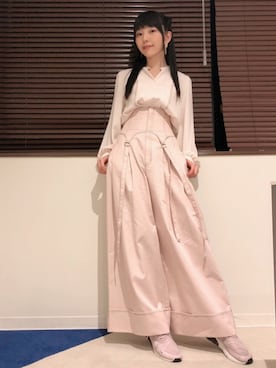 相沢梨紗さん(レディース・159cm)の春コーディネート