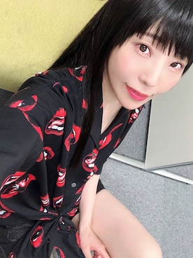 「unrelaxing（アンリラクシング）のアイテム」を使った、相沢梨紗さん（レディース・159cm）の夏コーディネート