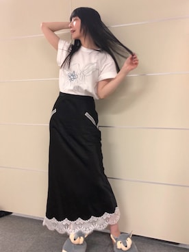 「G.V.G.V.（ジーヴィージーヴィー）のアイテム」を使った、相沢梨紗さん（レディース・159cm）の夏コーディネート