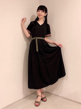 「REDYAZEL（レディアゼル）のアイテム」を使った、相沢梨紗さん（レディース・159cm）の夏コーディネート