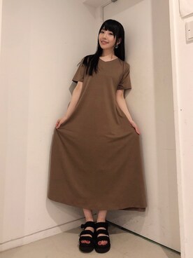 相沢梨紗さん（レディース・159cm）の夏コーディネート