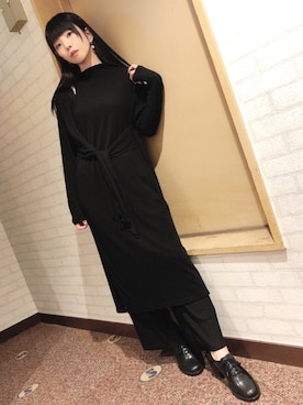 相沢梨紗さん（レディース・159cm）の秋コーディネート