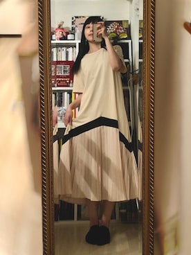 「Diosfront（ディオスフロント）のアイテム」を使った、相沢梨紗さん（レディース・159cm）の秋コーディネート