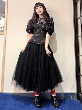 「G.V.G.V.（ジーヴィージーヴィー）のアイテム」を使った、相沢梨紗さん（レディース・159cm）の秋コーディネート