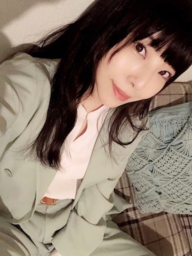 相沢梨紗さん（レディース・159cm）の秋コーディネート