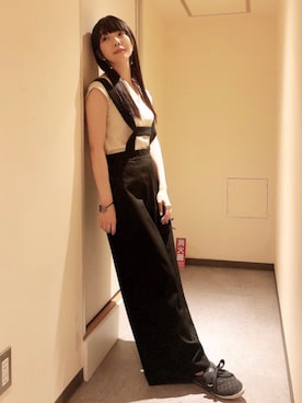 「G.V.G.V.（ジーヴィージーヴィー）のアイテム」を使った、相沢梨紗さん（レディース・159cm）の秋コーディネート
