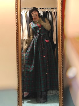 「malamute（マラミュート）のアイテム」を使った、相沢梨紗さん（レディース・159cm）の冬コーディネート