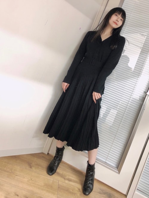 相沢梨紗 Saison De Papillonのワンピースを使ったコーディネート Wear