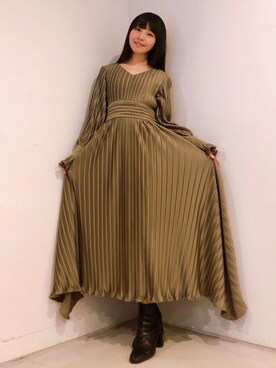MIELI INVARIANTのドレスを使った人気ファッションコーディネート - WEAR
