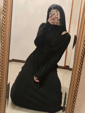 相沢梨紗さん（レディース・159cm）の冬コーディネート