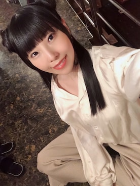「LA BELLE ETUDE（ラベルエチュード）のアイテム（ワンピース/ドレス）」を使った、相沢梨紗さん（レディース・159cm）の春コーディネート