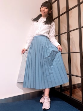 相沢梨紗さん（レディース・159cm）の春コーディネート