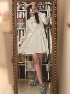 「ミニワンピ」｜相沢梨紗さん（レディース・159cm）の春コーディネート