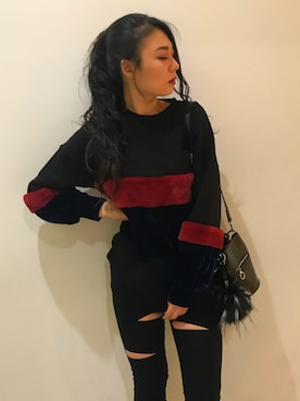 ENVYM_KANAEさん（レディース・170cm）の冬コーディネート