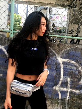 ENVYM_KANAEさん（レディース・170cm）の夏コーディネート