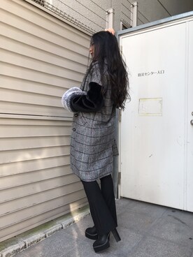 ENVYM_KANAEさん（レディース・170cm）の冬コーディネート