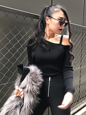 ENVYM_KANAEさん（レディース・170cm）の冬コーディネート