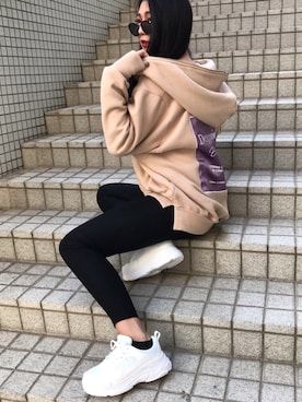 ENVYM_KANAEさん（レディース・170cm）の冬コーディネート