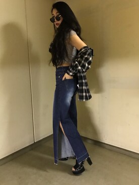 ENVYM_KANAEさん(レディース・170cm)の冬コーディネート