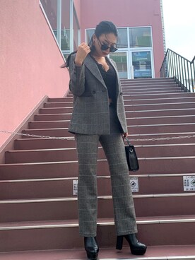 ENVYM_KANAEさん（レディース・170cm）の秋コーディネート