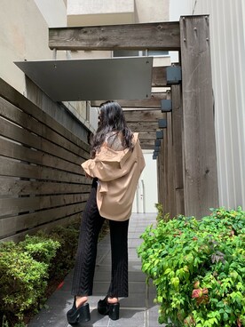 「ENVYM（アンビー）のアイテム（その他アウター）」を使った、ENVYM_KANAEさん（レディース・170cm）の夏コーディネート